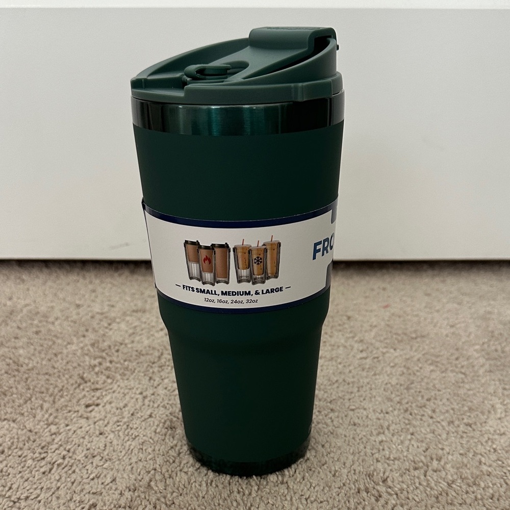 FrostBuddy To-Go Insulated Travel Tumbler - Dark Green - Picture 3 of 7